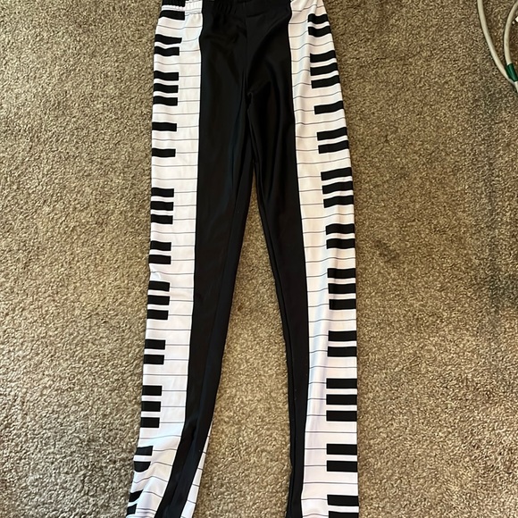 Piano keys Leggings Size small - Picture 1 of 6